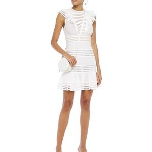 Zimmermann Ruffled fil cotton-gauze mini dress 0P